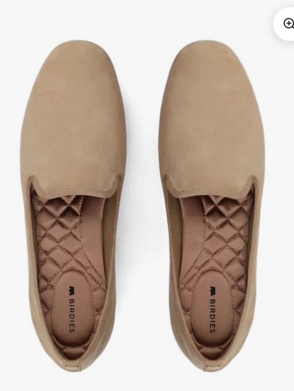 Birdies The Starling Loafer Suede New Latte Suede Size 12